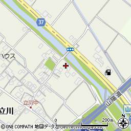 岡山県赤磐市立川744周辺の地図
