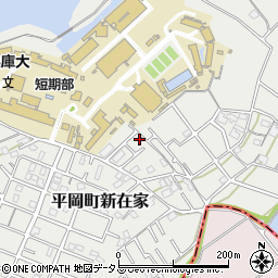 兵庫県加古川市平岡町新在家2323-11周辺の地図