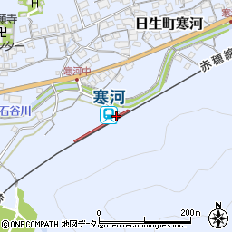 岡山県備前市周辺の地図