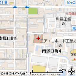 尼崎市役所　健康福祉局・保健所衛生研究所周辺の地図
