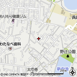 兵庫県加古川市平岡町新在家2159-5周辺の地図