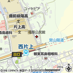 福原公民館周辺の地図