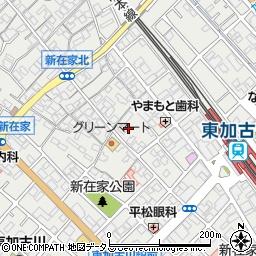 兵庫県加古川市平岡町新在家1520-12周辺の地図