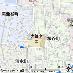 兵庫県西宮市桜谷町9-7周辺の地図
