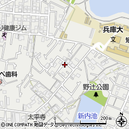 兵庫県加古川市平岡町新在家2126-16周辺の地図