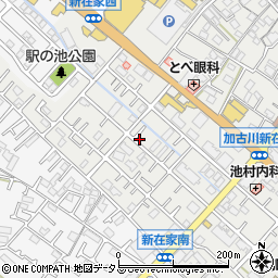 兵庫県加古川市平岡町新在家488-11周辺の地図