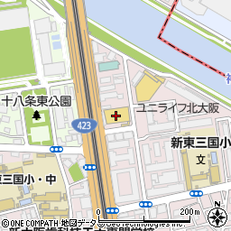 トヨタモビリティ新大阪本社周辺の地図