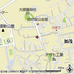 静岡県菊川市加茂966-1周辺の地図