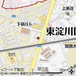 西日本電信電話東淀川ビル周辺の地図