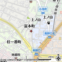愛知県豊橋市富本町72-3周辺の地図