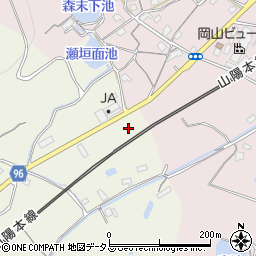 岡山県岡山市東区瀬戸町寺地311周辺の地図