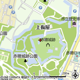 兵庫県赤穂市上仮屋周辺の地図
