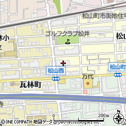 兵庫県西宮市松山町4-4周辺の地図