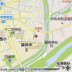 静岡県袋井市袋井89周辺の地図