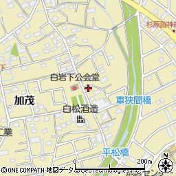 静岡県菊川市加茂668-6周辺の地図