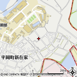 兵庫県加古川市平岡町新在家2343-2周辺の地図