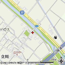 岡山県赤磐市立川738周辺の地図