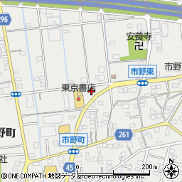 静岡県浜松市中央区市野町1688周辺の地図