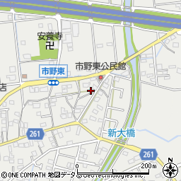 静岡県浜松市中央区市野町1250周辺の地図