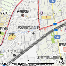 コンフォート宮野町周辺の地図