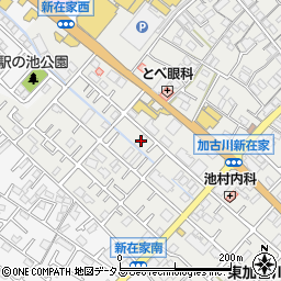 兵庫県加古川市平岡町新在家493-1周辺の地図