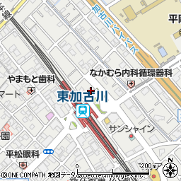 兵庫県加古川市平岡町新在家1130-2周辺の地図
