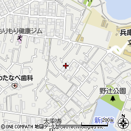 兵庫県加古川市平岡町新在家2159-14周辺の地図