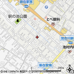 兵庫県加古川市平岡町新在家488-21周辺の地図
