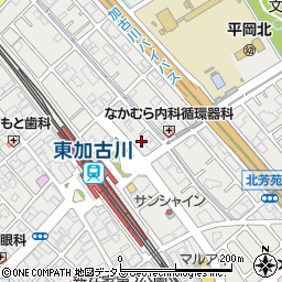 兵庫県加古川市平岡町新在家1357-6周辺の地図