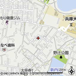 兵庫県加古川市平岡町新在家2159-16周辺の地図