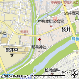 静岡県袋井市袋井103周辺の地図