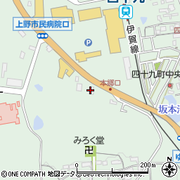 株式会社中京医薬品　伊賀上野営業所周辺の地図