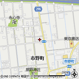 静岡県浜松市中央区市野町1878周辺の地図