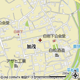 静岡県菊川市加茂756-1周辺の地図