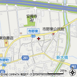 静岡県浜松市中央区市野町1245周辺の地図