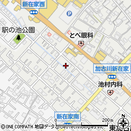 兵庫県加古川市平岡町新在家494周辺の地図