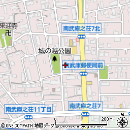 ライオンズマンション南武庫之荘周辺の地図