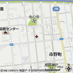 静岡県浜松市中央区市野町1971周辺の地図