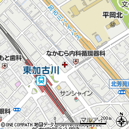 兵庫県加古川市平岡町新在家1357-7周辺の地図