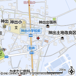 兵庫県企業庁東播磨利水事務所　神出浄水場周辺の地図