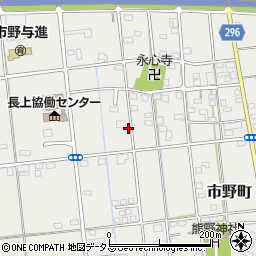 静岡県浜松市中央区市野町1980周辺の地図