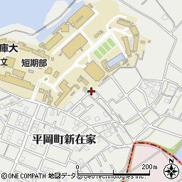 兵庫県加古川市平岡町新在家2327-22周辺の地図