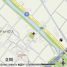 岡山県赤磐市立川736周辺の地図