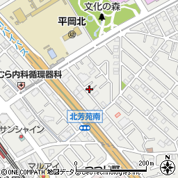 兵庫県加古川市平岡町新在家1478-16周辺の地図