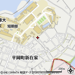 兵庫県加古川市平岡町新在家2327-43周辺の地図