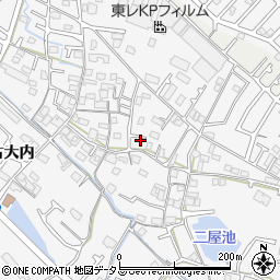 兵庫県加古川市野口町古大内548周辺の地図