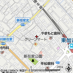 兵庫県加古川市平岡町新在家1072周辺の地図