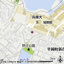 兵庫県加古川市平岡町新在家2107周辺の地図