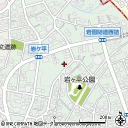 兵庫県芦屋市岩園町27-23周辺の地図