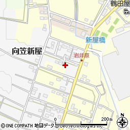静岡県磐田市向笠新屋772-23周辺の地図